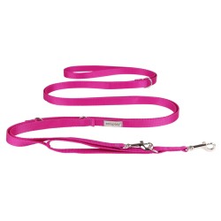 AMIPLAY Smycz regulowana 8 in 1 Samba - Różowy S