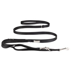 AMIPLAY Smycz regulowana 8 in 1 Samba - Czarny XL