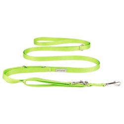 AMIPLAY Smycz regulowana 8 in 1 Samba - Zielony M