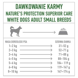 NATURES PROTECTION Superior Care White Dog Insects Adult Small Breeds 10 kg
