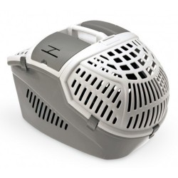 BARRY KING TRAVEL Transporter dla psów i kotów 57,5 x 39,5 x 40,5 cm - szary