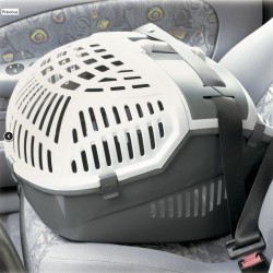 BARRY KING TRAVEL Transporter dla psów i kotów 57,5 x 39,5 x 40,5 cm - szary