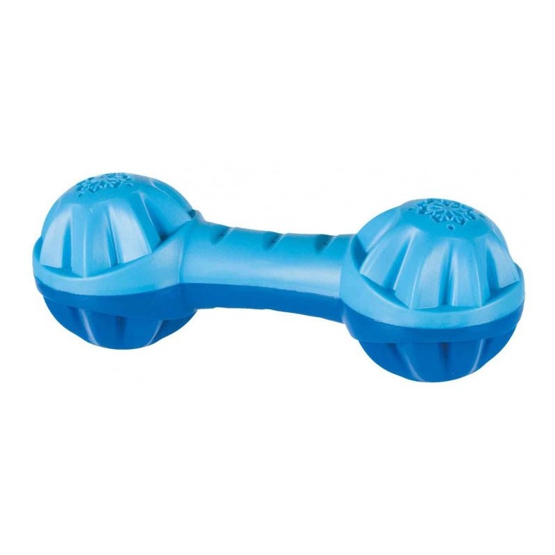 TRIXIE Hantel chłodzący z gumy termoplastycznej 18 cm - niebieski