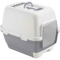 ZOLUX Toaleta CATHY Clever and Smart z filtrem - biało/szary