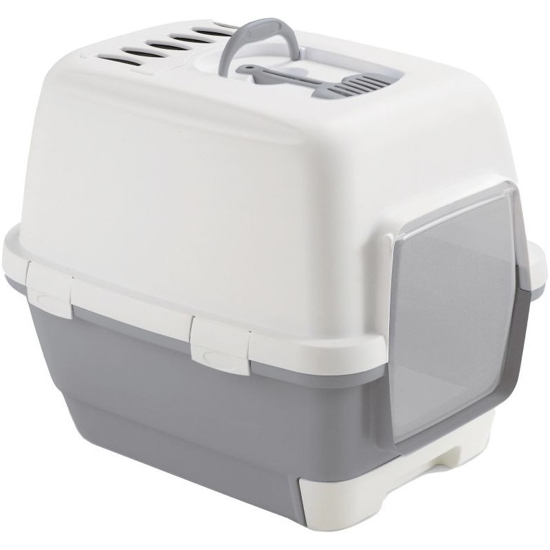 ZOLUX Toaleta CATHY Clever and Smart z filtrem - biało/szary