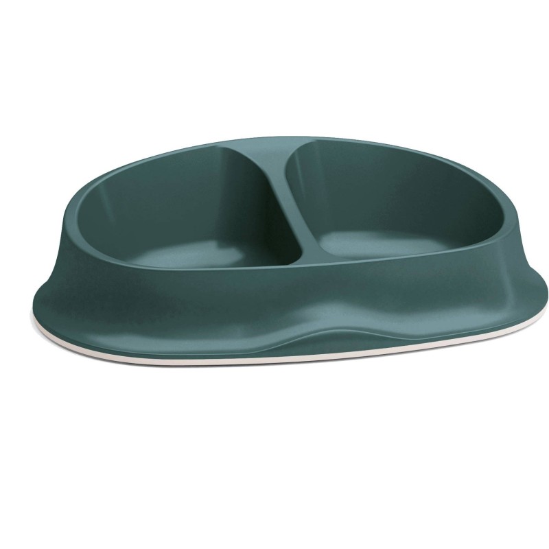 ZOLUX Miska plastikowa SMART podwójna 2x 0,25l - zielony