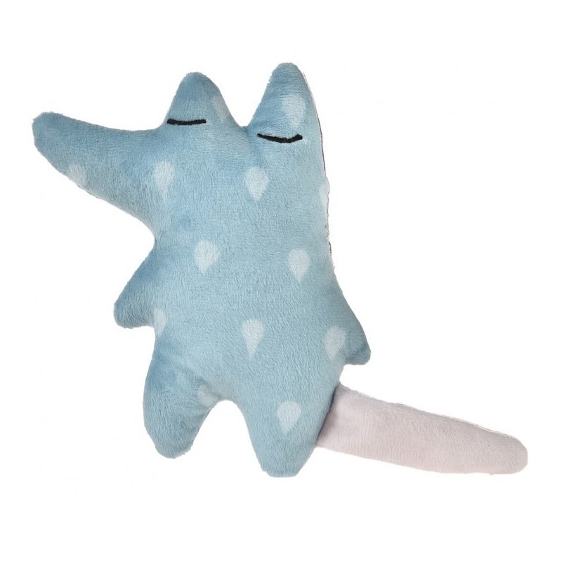 BARRY KING Zabawka pluszowa z dźwiękiem Lis 20 x 14 cm - niebieski