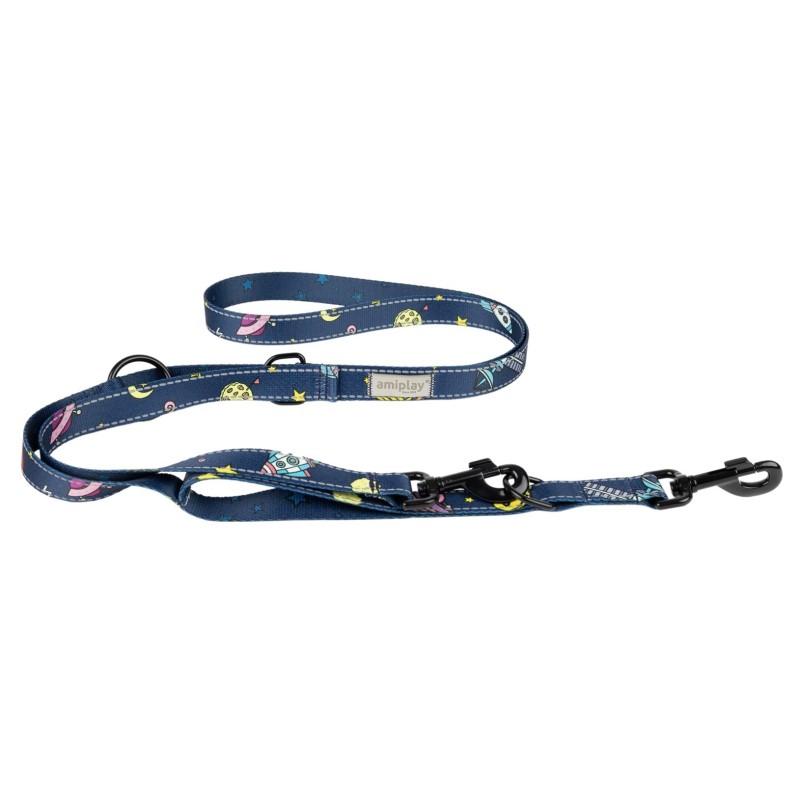 AMIPLAY BeSpace Smycz regulowana 7in1  - Comics L