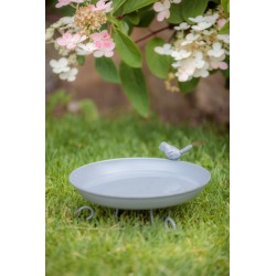 TRIXIE Miseczka na wodę/basen dla ptaków 800 ml/o 22 cm - szary