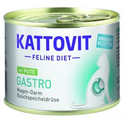 KATTOVIT Feline Diet Gastro Indyk 185g