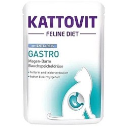 KATTOVIT Feline Diet Gastro Kaczka z ryżem 85g (saszetka)