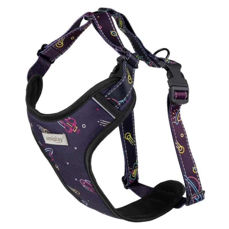 AMIPLAY BeSpace Szelki regulowane Discovery - Neon XXL