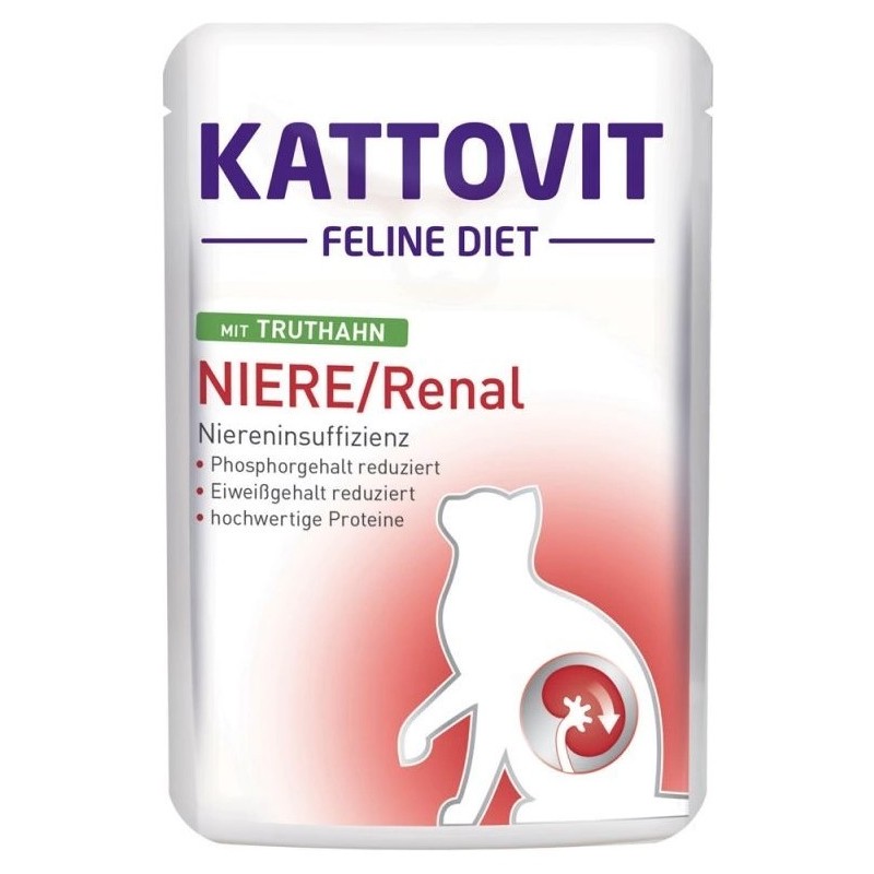 KATTOVIT Feline Diet Renal Indyk 85g (saszetka)