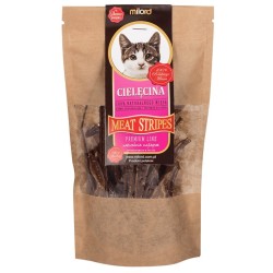 MILORD MEAT KOT Suszone Przysmaki - Paski z Cielęciny 40g