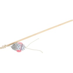 ZOLUX Zabawka dla kota wędka KALI ryba - szary