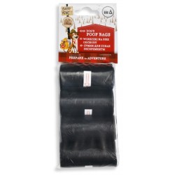BARRY KING Woreczki na psie odchody (4 rolki x 20 szt) - czarne