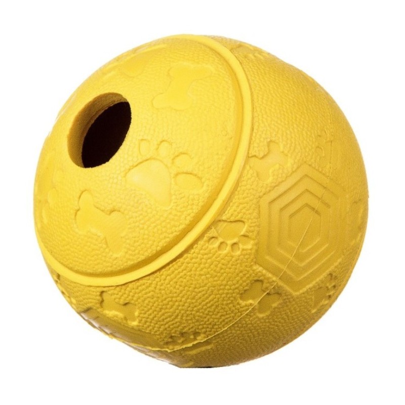 BARRY KING Piłka na przysmaki z labiryntem M (8cm) - żółta