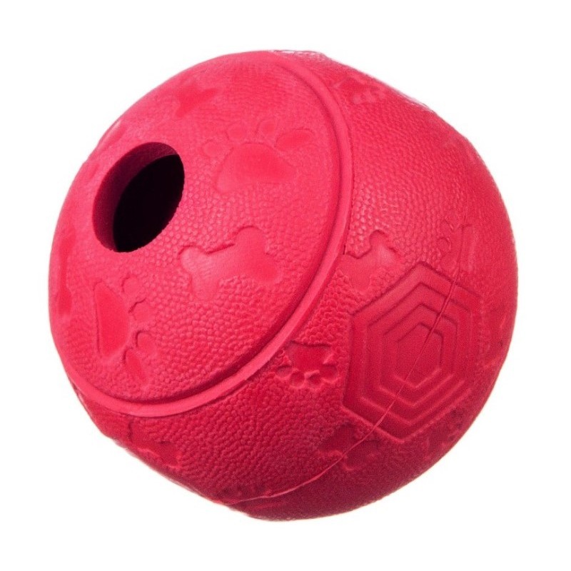 BARRY KING Piłka na przysmaki z labiryntem M (8cm) - czerwona