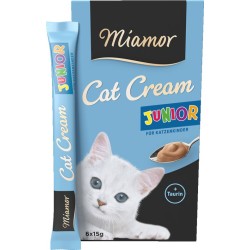 MIAMOR Cat Confect - Junior Cream pasta dla młodych kotów 6x 15g