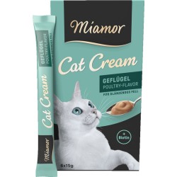MIAMOR Cat Confect - Geflugel-Cream pasta z drobiem 6x 15g