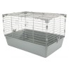 PANAMAPET Klatka dla gryzoni i królika 69 x 44,5 x 43 cm - biało/szara