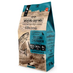 WIEJSKA ZAGRODA dla psa Leśne Smaki - Cielęcina z pstrągiem rozmiar chrupek: M (średni) 2 kg