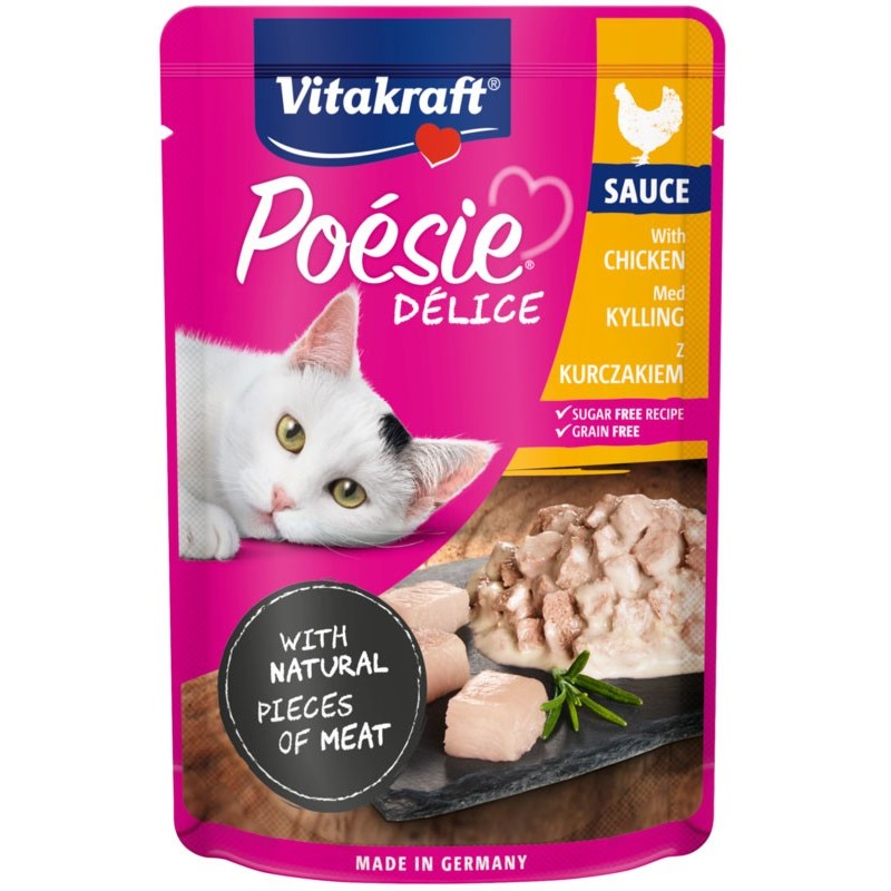POESIE DELICE SAUCE dla kota - Kurczak w sosie 85g (saszetka)