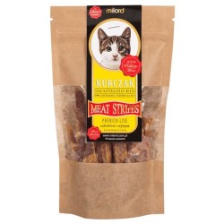 MILORD MEAT KOT Suszone Przysmaki - Paski z Kurczaka 40g