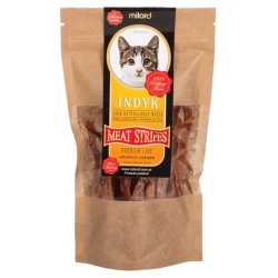 MILORD MEAT KOT Suszone Przysmaki - Paski z Indyka 40g