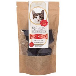 MILORD MEAT KOT Suszone Przysmaki - Paski z Wątroby Króliczej 40g