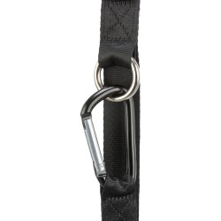 TRIXIE Pasek z karabińczykami do pasa bezpieczeństwa - czarny XS-S