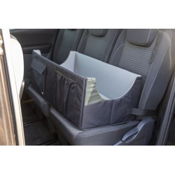 TRIXIE Fotelik samochodowy podwójny dla psa lub kota czarny/szary