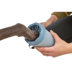 TRIXIE Czyścik do łap dla psa - niebieski S-M