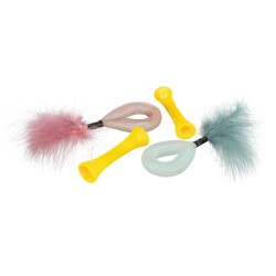 TRIXIE Zestaw Tubes zabawka dla kota z kocimiętką 4 szt max. 15 cm