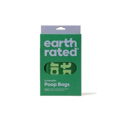 EARTH RATED Poop Bags lavender - reklamówki lawendowe 120 szt.