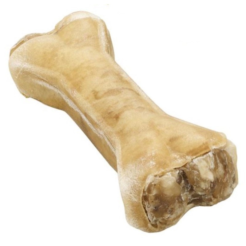 SNACK STAR Kość prasowana nadziewana żwaczem 40g - 10 cm