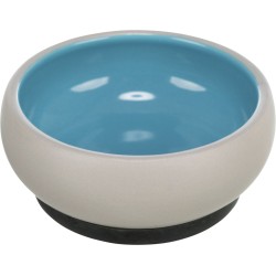 TRIXIE Ceramiczna miska z gumową podstawą dla kota 0,3 l / śr. 11 cm
