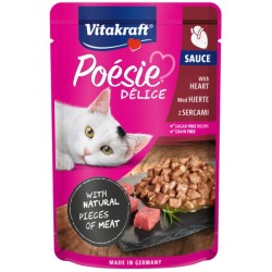 POESIE DELICE SAUCE dla kota - Serca w sosie 85g (saszetka)