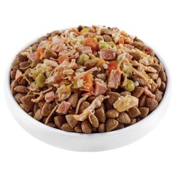 APPLAWS Dog  Taste Toppers in Broth Pierś z Kurczaka z Szynką i Dynią, Marchewką i Groszkiem 156g