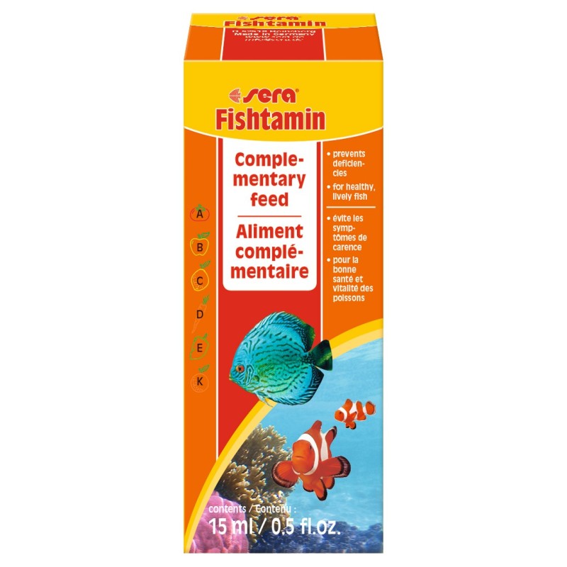 SERA Fishtamin 15ml - koncentrat witaminowy