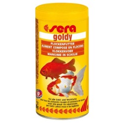 SERA Goldy Nature - pokarm dla złotych rybek (płatki) 12g