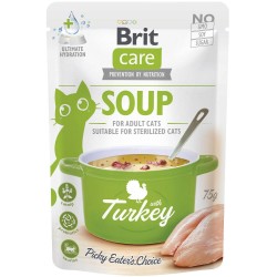 BRIT CARE Cat Soup with Turkey - z indykiem 75g