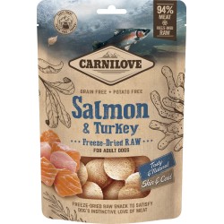 CARNILOVE Raw Freeze-dried snacks Salmon and Turkey 60g