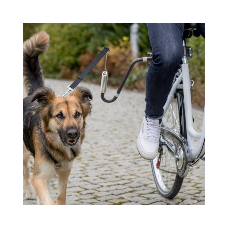 TRIXIE Zestaw rowerowy ze smyczą do roweru kształt U - rozm. M-XL