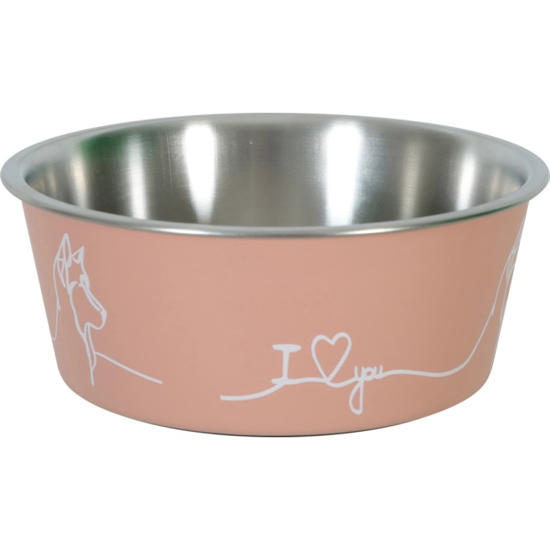 ZOLUX LOVE Antypoślizgowa Miska dla psa - łososiowy 750ml