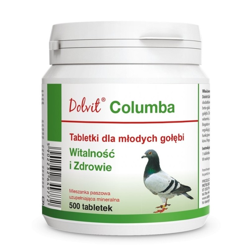 DOLFOS Dolvit Columba 500 tabl. - mieszanka uzupełniająca mineralna dla gołębi