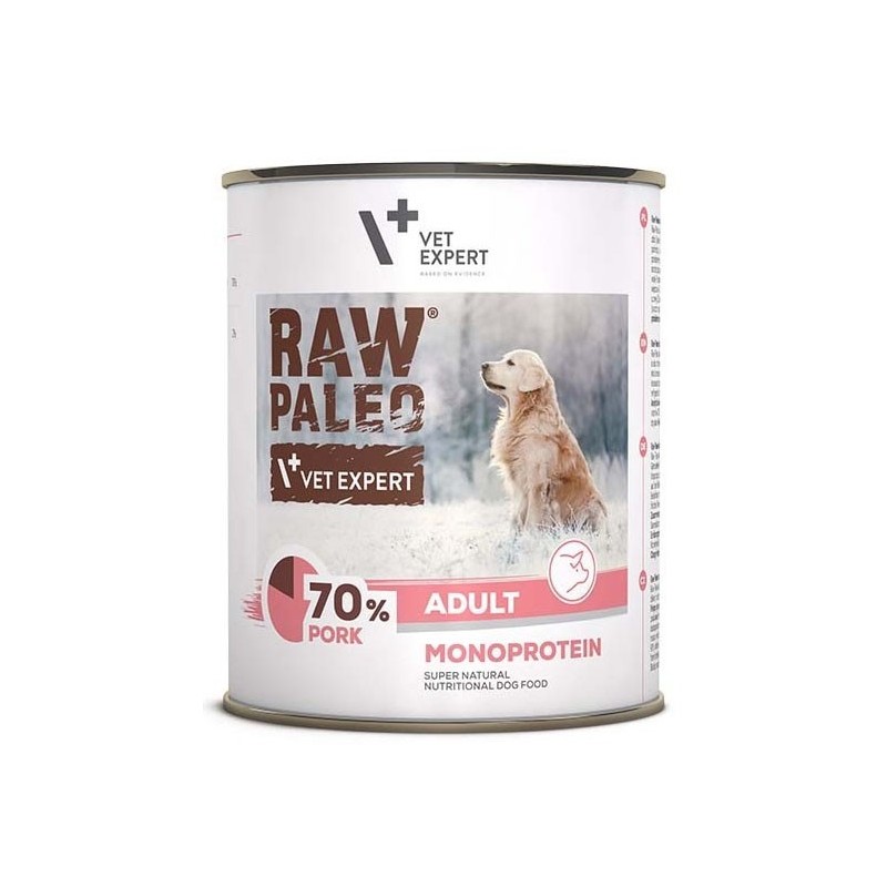 RAW PALEO Adult Pork Monoprotein 800g