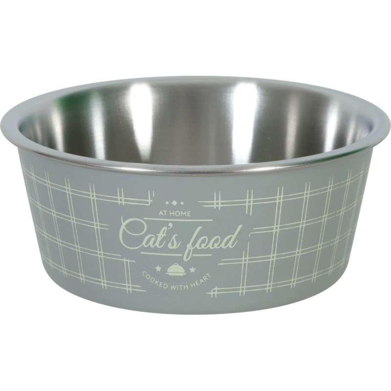 ZOLUX FOOD Antypoślizgowa miska dla kota 400ml - szary