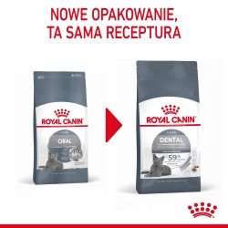 ROYAL CANIN FCN Oral Care / Dental 1,5kg PROMO Uszkodzenie ubytek