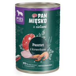 PAN MIĘSKO z ziołami - pasztet z krewetkami 400g 400g